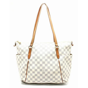 Louis Vuitton Damier Azur White Totally Tote Bag Shoulder